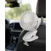 360 Derece Dönebilen Mandallı Şarjlı Mini Masa Fanı (Kopya)