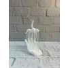 3D El İnsan Figürü Beyaz İskandinav Tarzı Dekoratif Obje