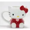 3D Hello Kitty Tasarımı Porselen Kupa Bardak