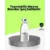 4 Bıçaklı Gıda Sınıfı Paslanmaz Çelik Taşınabilir Blender
