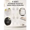 4lü Esnek Kayışlı Çocuk Güvenlik Kilidi Pratik ve Güvenli Kullanım
