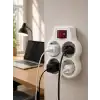 4’lü Priz Çoğaltıcı Açma Kapama Anahtarlı Kablosuz Duvar Tipi Priz Adaptörü