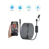 5 Metre Endoskop Yılan Video Kamera Ios Ve Android Uyumlu Led’li 8 Mm Sert Kablo 2mp