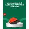 5 Metre Kablolu 4’lü Kırmızı Priz Makara