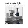 5’li Akım Korumalı Priz 2500w | 2 Usb + 2 Type-c Hızlı Şarj | Led Gece Lambalı | Dokunmatik Beyaz