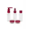 5’li Seyahat Boy Kozmetik Şişe Seti 30 ml Çantalı Organizer