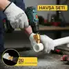 Plastik Boru Kalemtraş Kademeli Boru Açma Pvc Pprc Boru Tamir Delme Genişletme Onarımı İçin 3lü Havşa Seti