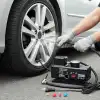 250 PSI Oto Hava Kompresörü - 220V ve 12V Uyumlu Yol Yardım Lastik Şişirme Pompası