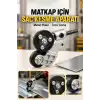 Matkap Ucuna Takılabilen Metal Sac Kesme Aparatı Şarjlı ve Elektrikli Matkap Uyumlu Pratik Kesim Aleti