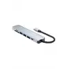 8 Portlu Macbook Çevirici Type C Hub  SD TF USB Çoğaltıcı Ethernet