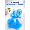9 BİLYELİ MASAJ ELDİVENİ KAN DOLAŞIMINI HIZLANDIRAN VE CİLT GENÇLEŞTİREN