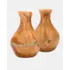 Ahşap Desenli 130 ml Aromaterapi Difüzör Sessiz ve USB Bağlantılı