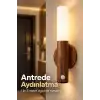 Ahşap Desenli Şarjlı Sensörlü LED Duvar Apliği