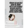 Akıllı Saat 3 Kordonlu Ve Aksesuarlı Bayanlar Için Şık Rose renk