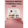 Akıllı Saat Bluetooth Kulaklık Hediyeli Bildirim Görme Sesli Görüşme Çoklu Kordon
