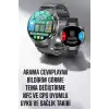 Akıllı Saat Metal Kordonlu GPS ve NFC Uyumlu Arama Cevaplayan