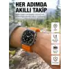 Akıllı Saat Unısex Zarif Görünümlü Titanyum Kasa Amoled Ekran Müzik Dinleme