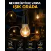 Akıllı Sensörlü USB Şarjlı Kamp Lambası