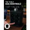 Akım Korumalı 8li Dikey Priz 4 USB 2 Type-C Hızlı Şarj Destekli Çoklu Priz