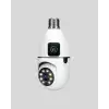 Ampul Tipi WiFi Kamera 2MP Lensli Full HD Görüntü ve Akıllı Hareket Algılama