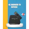 Android TV Box 4K – 2GB RAM 16GB ROM, Kablosuz Wi-Fi Medya Oynatıcı