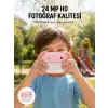 Anında Baskı Özellikli Şipşak Kamera 24MP HD Çift Lensli ve 32GB Hafızalı