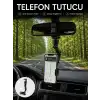 Araç İçi Dikiz Aynası Telefon Tutucu 360° Dönebilen Katlanabilir