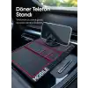 Araç Konsol Organizeri Kaydırmaz Silikon Telefon Standlı Saklama Matı