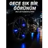 4lü LED Sibop Işığı Hareket Sensörlü Araç Lastik Sibop Lambası