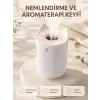 Aroma Difüzör Hava Nemlendirici Sessiz Çalışma LED Gece Lambası