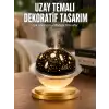 Aromaterapi Hava Nemlendirici Gece Lambası Uzay Model Satürn Oda Kokusu