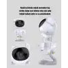 Astronot Galaksi Projeksiyon Lambası Bluetooth Bağlantılı ve Uzaktan Kontrollü