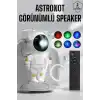 Astronot Görünümlü Projeksiyon Speaker Taşınabilir