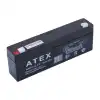 Atex Ax12-2.2 12v 2.2ah Yatay Akü