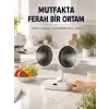 Ayarlanabilir Çift Fan Başlıklı Şarjlı Masa Vantilatörü