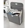 Banyo ve Çamaşır Odası İçin Duvara Asılan Katlanabilir Çamaşır Sepeti