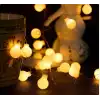 Beyaz Top Led Gün ışığı Pilli 2 Kademeli