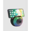 Bluetooth 5.0 Hoparlör – RGB Işıklı, Güçlü Bas ve 360° Surround Ses
