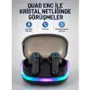 Bluetooth 5.4 Kablosuz KulaklıkQuad ENC Mikrofonlu TWS Kulaklık
