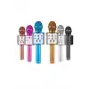 Bluetooth Hoparlör USB AUX SD Kart Kaoroke Mikrofon Uzun Pil Ömrü