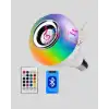 Bluetooth Hoparlörlü LED Ampul – 12W Enerji Tasarruflu
