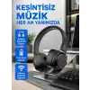 Bluetooth Kablosuz Kulak Üstü Kulaklık Katlanabilir Konforlu ve Şık Tasarımlı