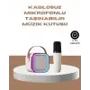 Bluetooth Karaoke Mikrofon ve Hoparlör Seti Taşınabilir