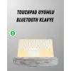 Bluetooth Klavye – Kablosuz, Sessiz Tuşlu, Android iOS Windows Uyumlu, Kompakt Taşınabilir Tasarım