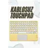 Bluetooth Touchpad Klavye 10.9 inch Kablosuz Wifi Q Klavye Slim