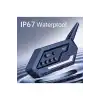 Bt62 Motosiklet Kask Kulaklığı Bluetooth Intercom 2 Intercom Bağlantılı
