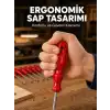Çelik 7li Tornavida Seti Ergonomik Sap Profesyonel Kullanım