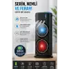 Çift Başlıklı Sprey Fan Nemlendirici Ve Renkli Led Işıklı Siyah