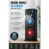 Çift Başlıklı Sprey Fan Nemlendirici Ve Renkli Led Işıklı Siyah