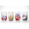 Çift Camlı Çiçekli Bardak Alk4470